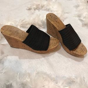 NWOT Cork Wedges